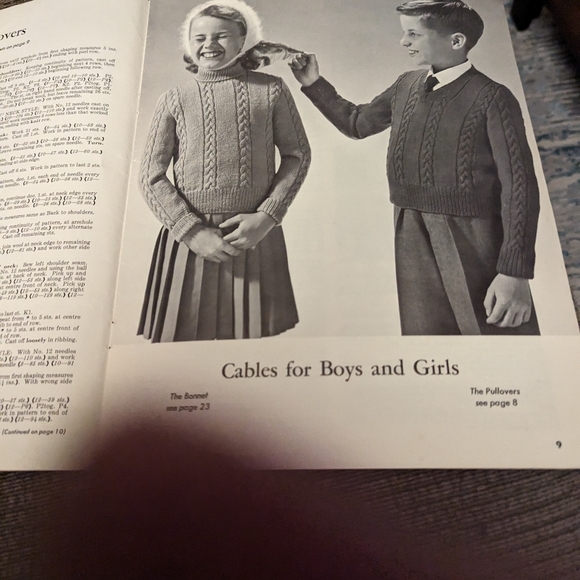 3/$30. Beehive vintage knitting Patterns for boys and Girls. - Picture 6 of 10